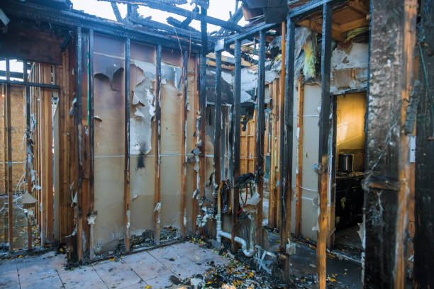 Professional Soot Cleanup technician working in Riverside, UT